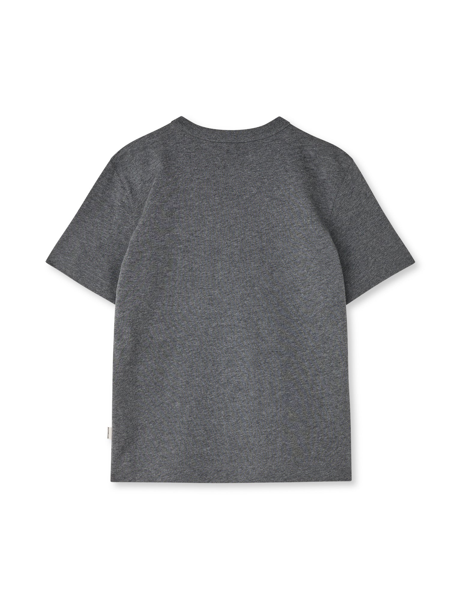Cotton Jersey Theo Tee, Dark Grey Melange – MADS NØRGAARD – COPENHAGEN