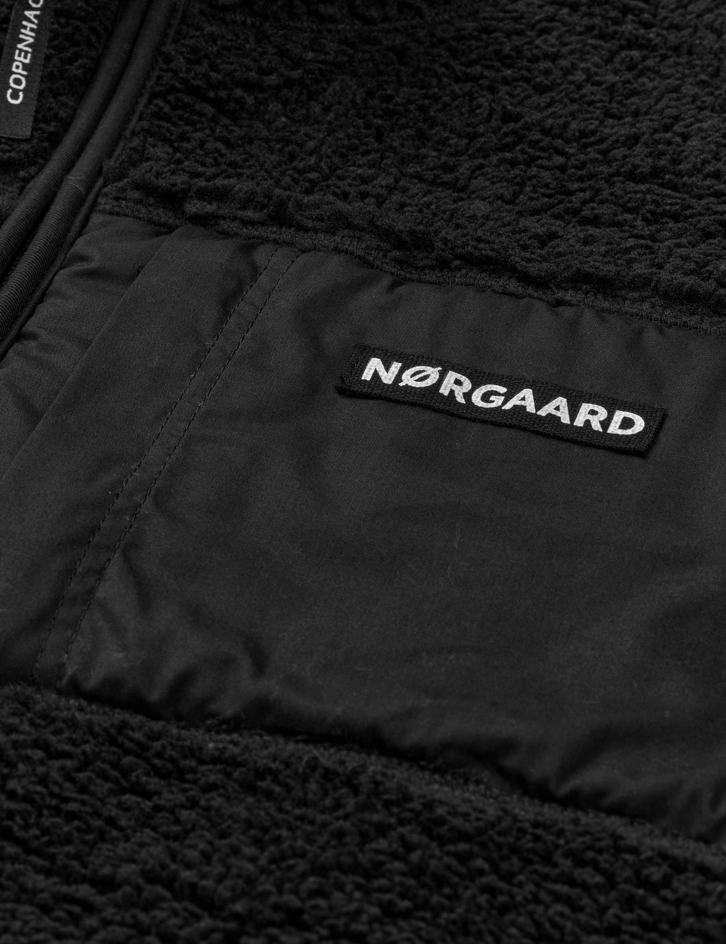 Teddy Fleece  Jeffo Jacket, Jet Black