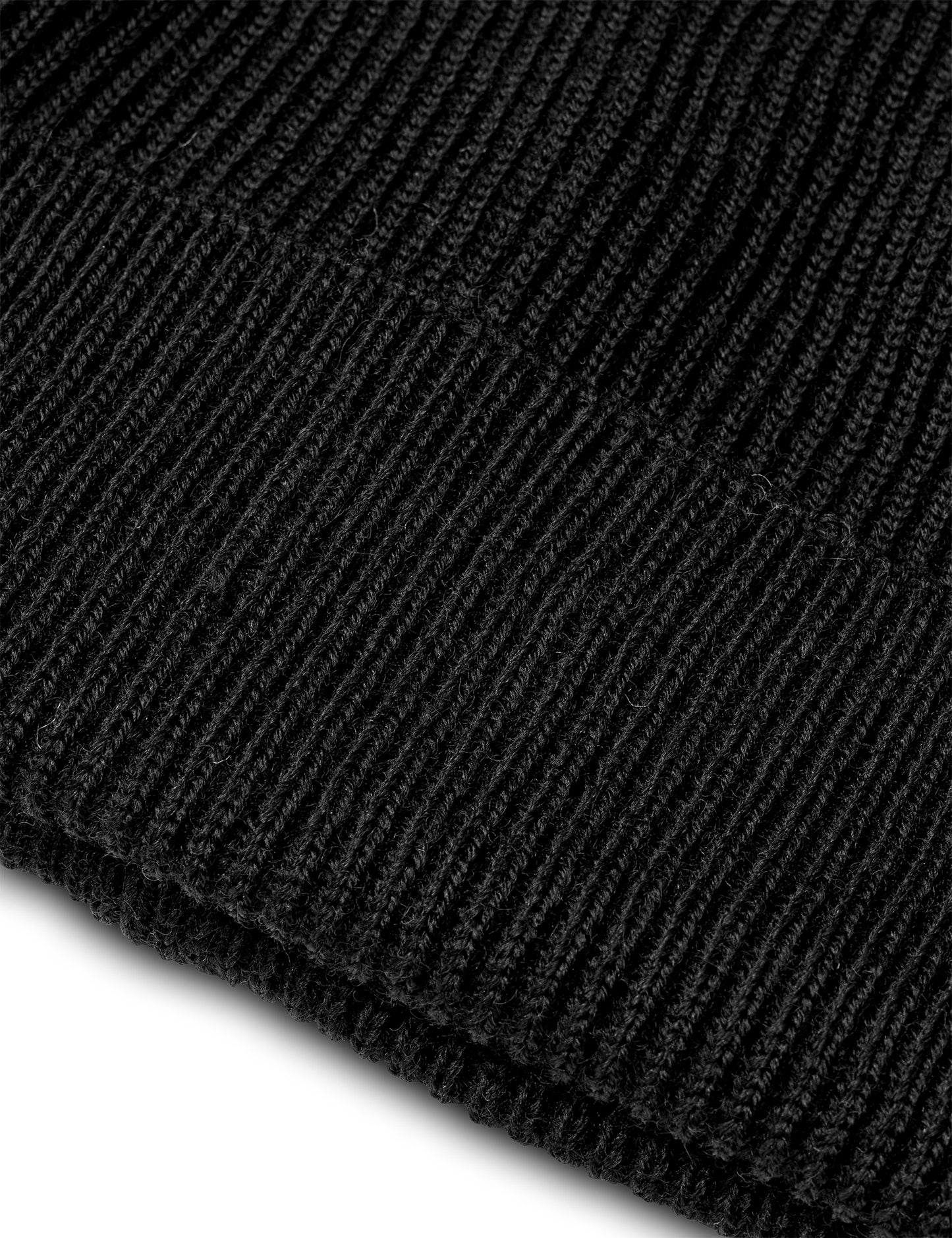 Wool Ask Beanie, Black