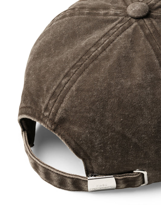 Washed Cotton Cash Cap, Turkish Coffee