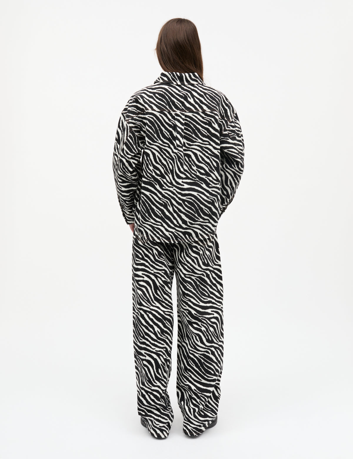 Mock Twill Gisla AOP Shirt, Zebra