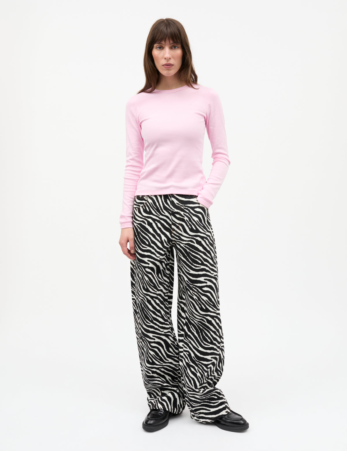 Grace jersey Camille Tee LS, Fairy Tale Pink