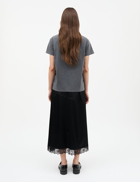 Cotton Jersey Trenda Tee, Black