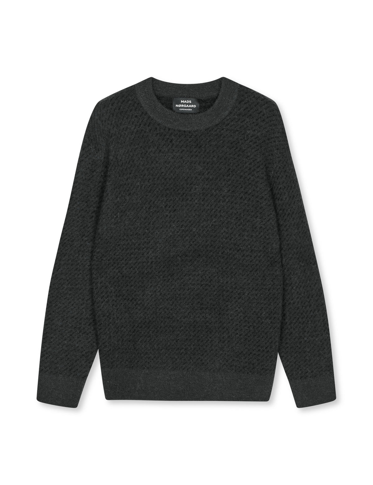 Alpaca Wool Gustav Lusekofte Knit, Phantom/Black