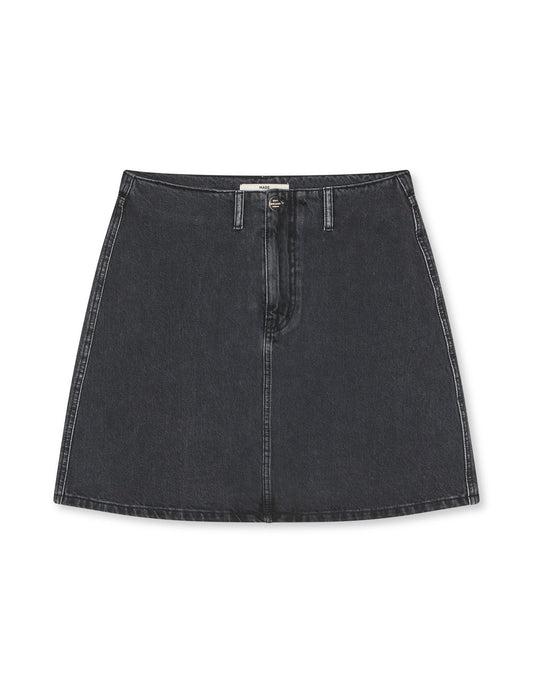 Salvo Denim Riri Skirt, Black Stone Wash