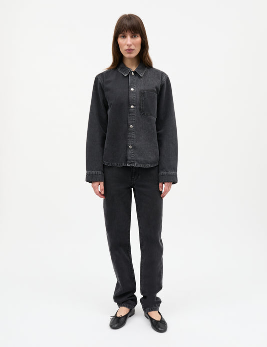 Salvo Denim Regy Jeans, Black Stone Wash