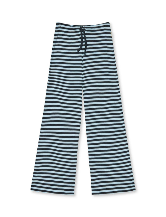 2x2 Cotton Stripe Verona Pants, Cerulean/Sky Captian