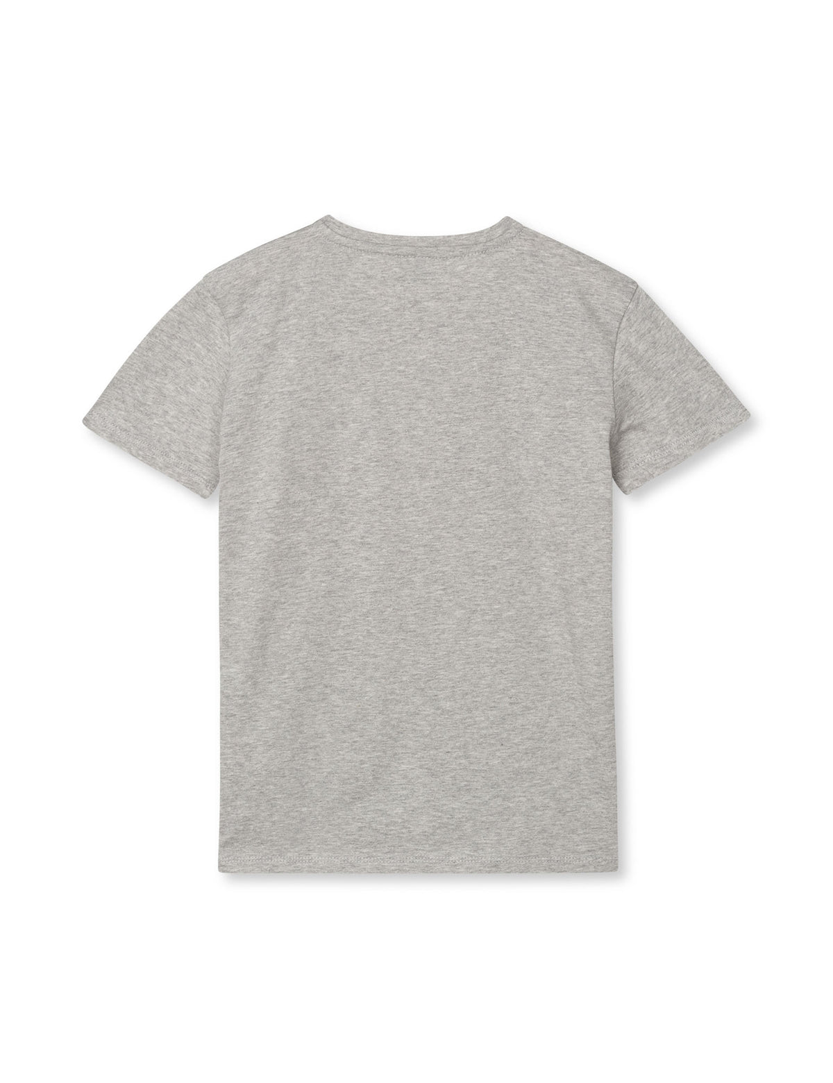 Single Cotton Tuvina mini mirror Tee, Mid Grey Melange