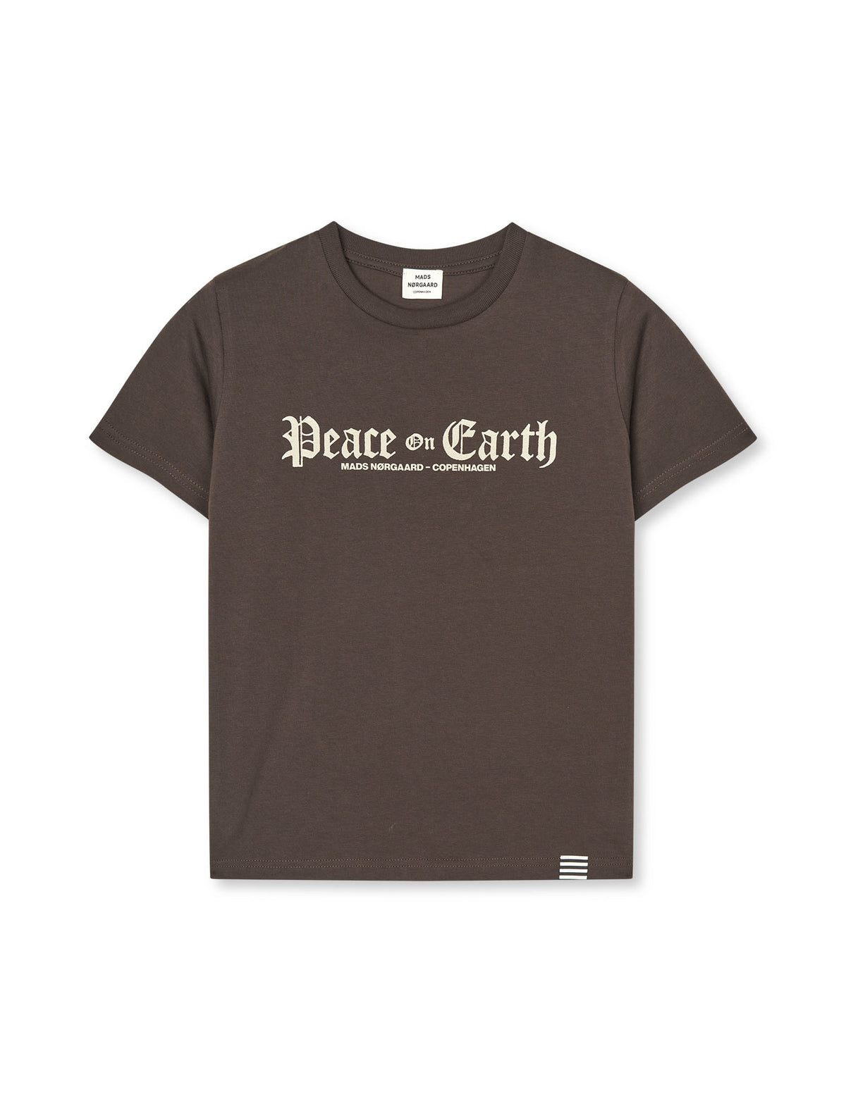 Printed Tee Thorlino Peace Tee, Turkish Coffee