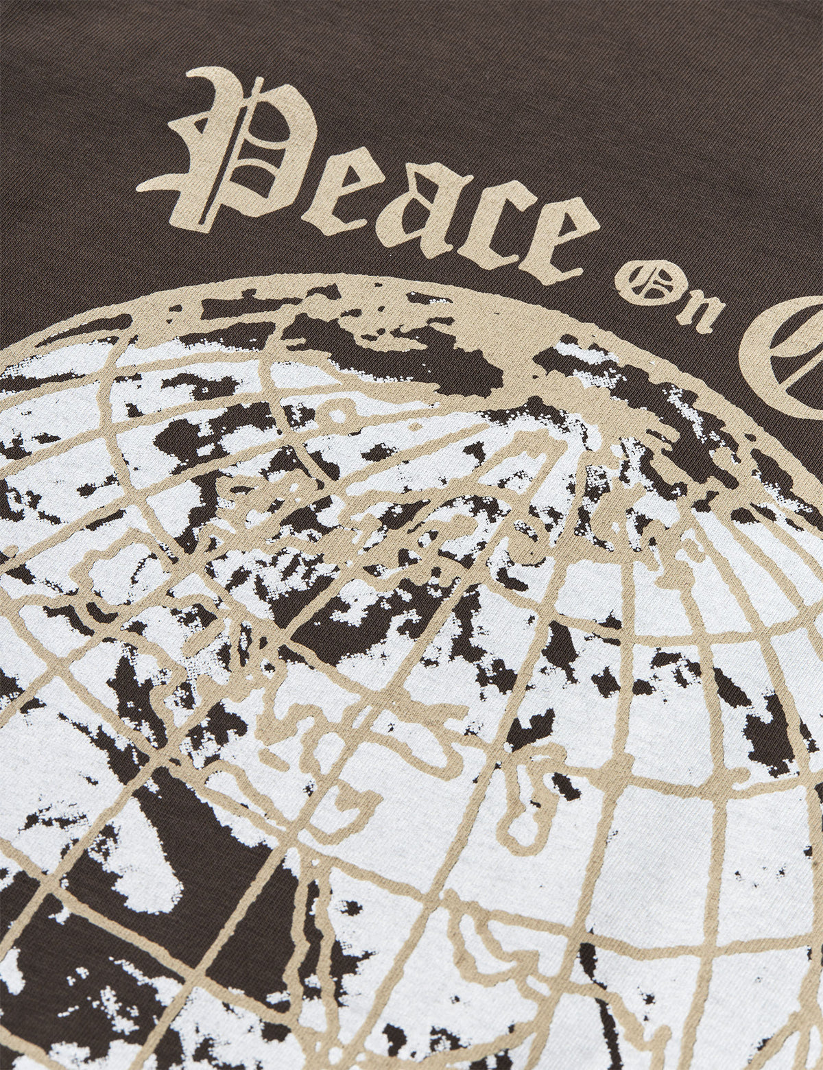 Printed Tee Thorlino Peace Tee, Turkish Coffee