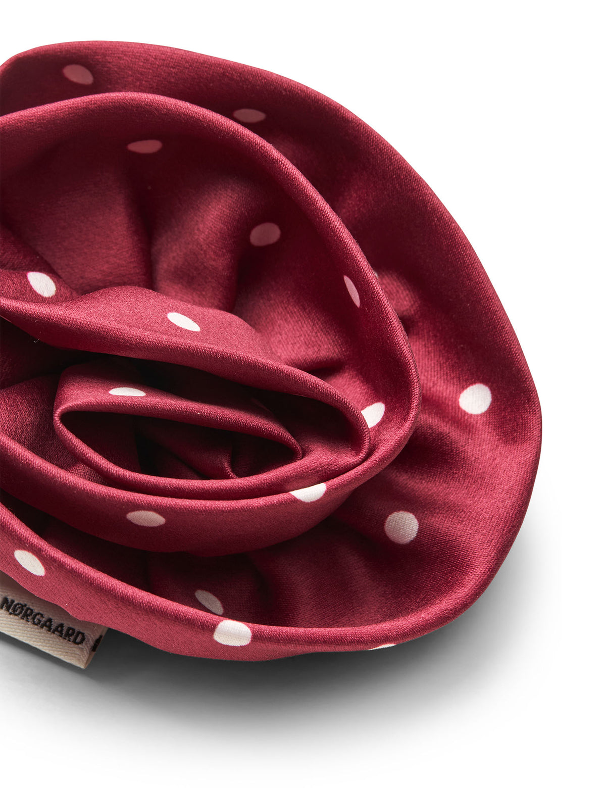 MN Rose Brooch, Dot Red/White
