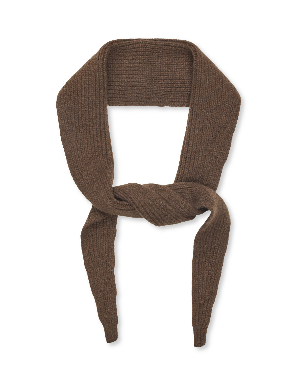 One Wool Momo scarf, Demitasse
