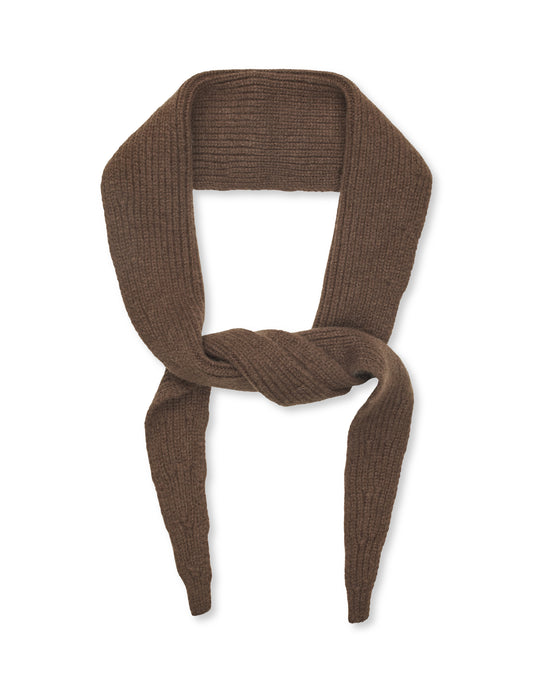 One Wool Momo scarf, Demitasse