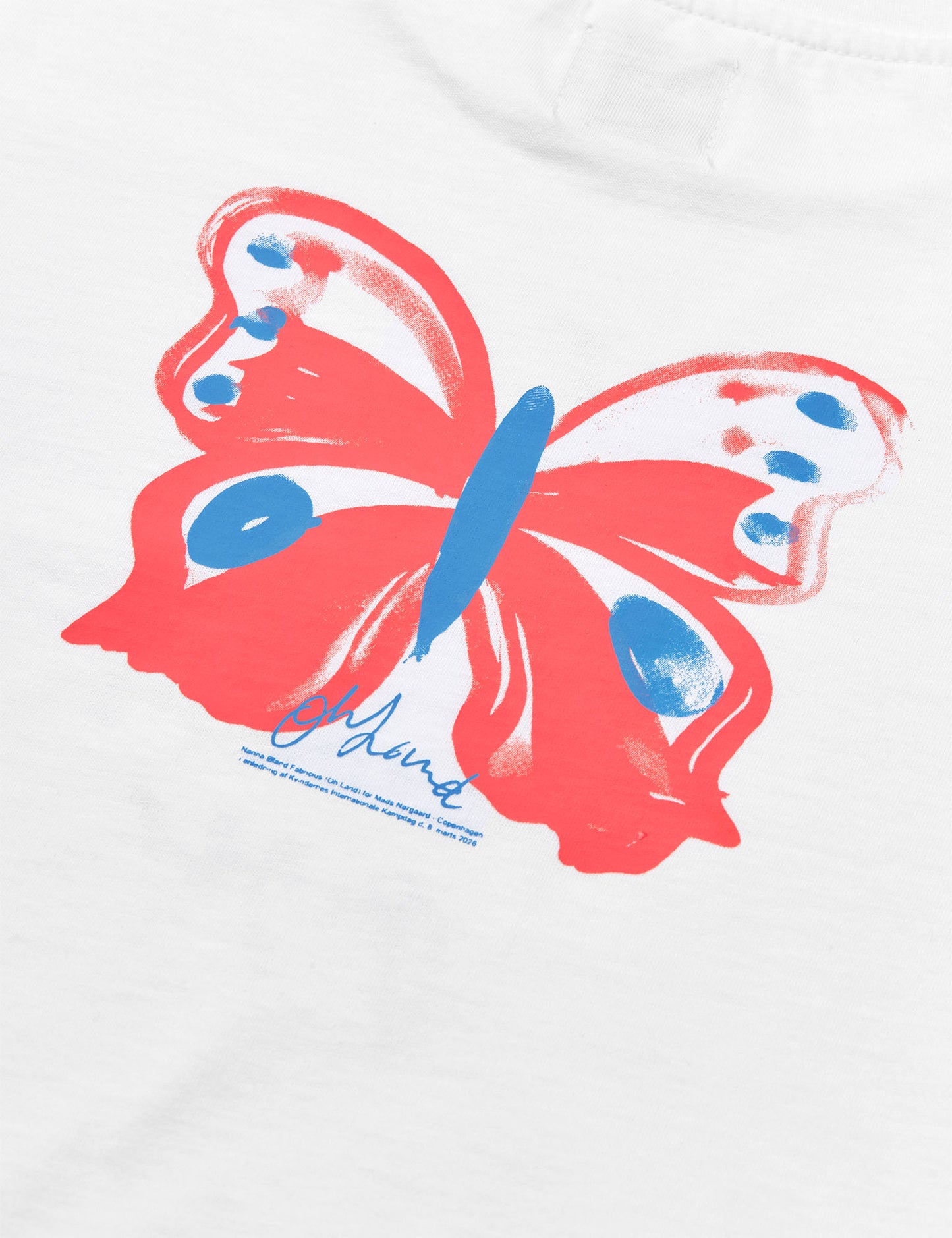 Fine Jersey Oh Land Thorlino Tee, White