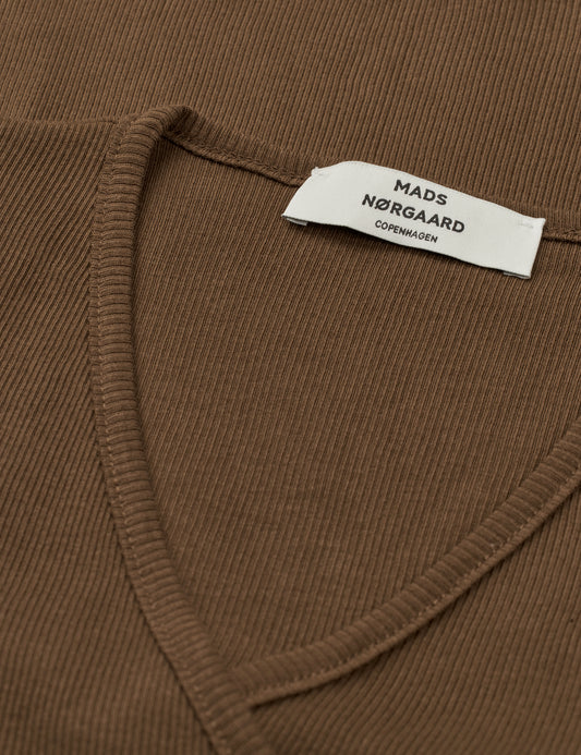 2x2 Cotton Susi LS Top, Cocoa