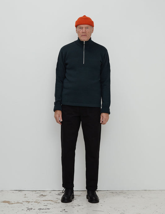 Wool Klemens Half Zip Knit,  Magical Forest