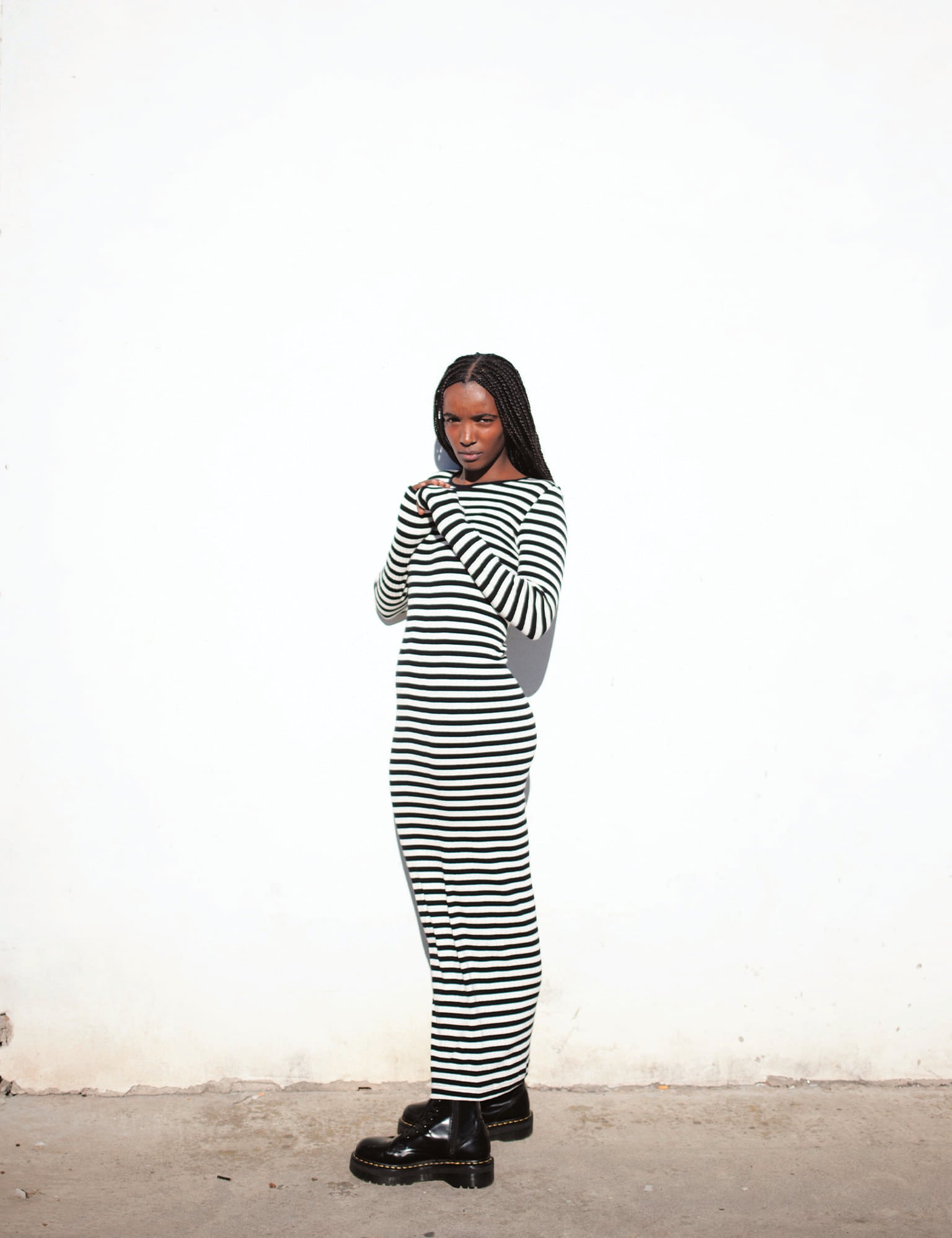 NPS Long John Dress Broadway, Black/Ecru NPS Long John Dress Broadway, Black/Ecru