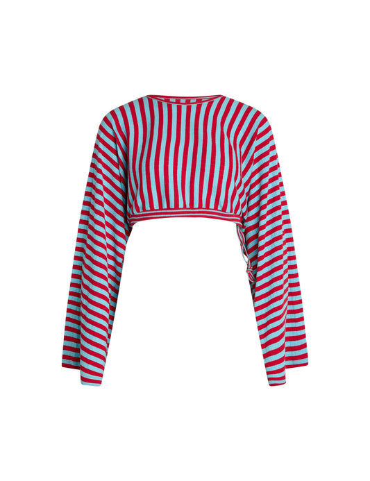 NPS '3.3' Top,  Red/Azure Blue