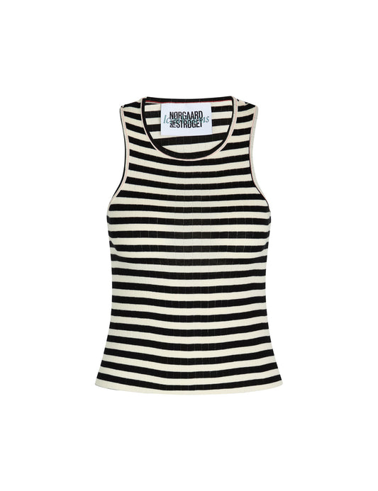 Icon Vision Tank Top Broadway color,  Black/Ecru