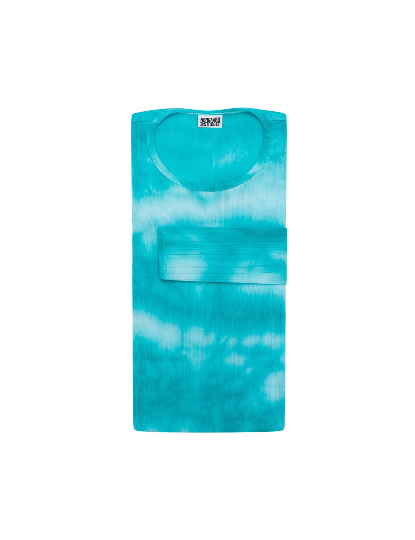 101 Tie Dye,  Turquoise/White