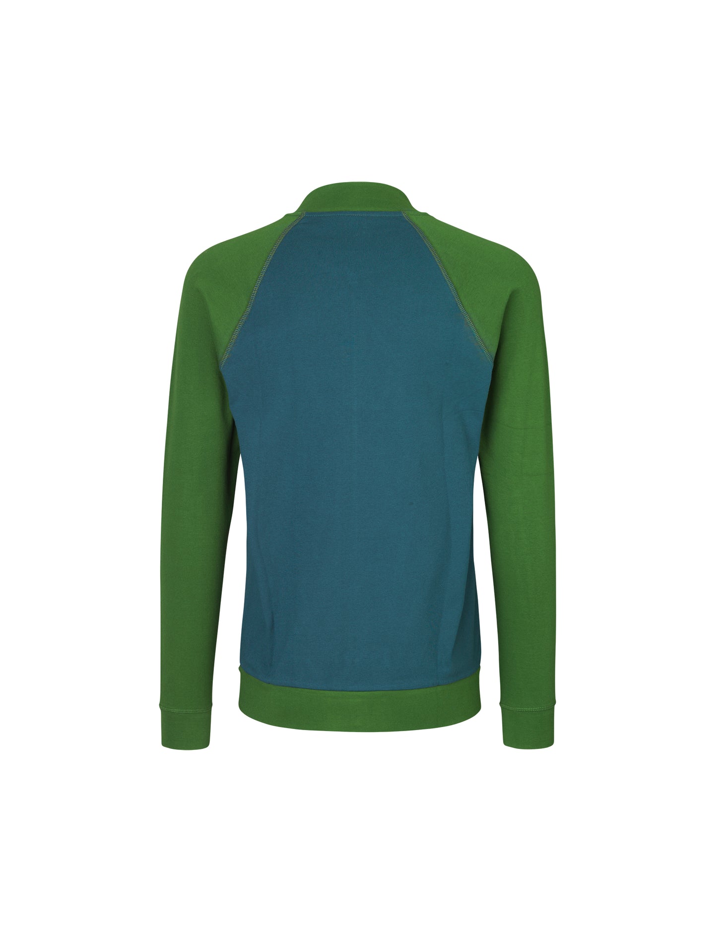 Cotton Rib Jacket Contrast, Garden Green/Stargazer